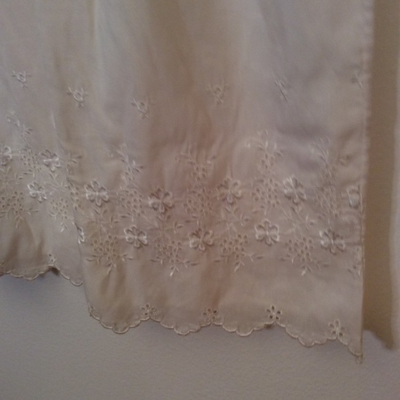 Vintage Val Modi 1/2 eyelet lace slip - Picture 2 of 8
